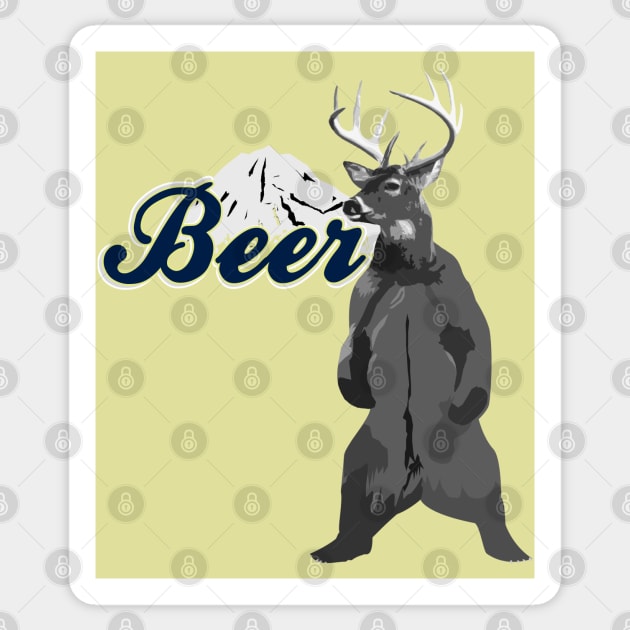 Beer Sticker by TinaGraphics